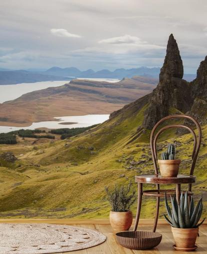 Papel de Parede Old Man of Storr Countryside Scotland