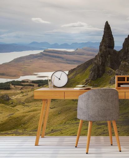 Carta da parati Old Man of Storr Countryside Scozia Carta da parati Old Man of Storr Countryside Scozia