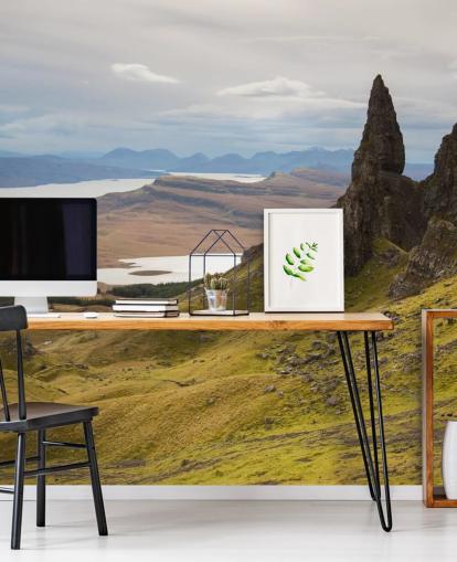 Carta da parati Old Man of Storr Countryside Scozia Carta da parati Old Man of Storr Countryside Scozia