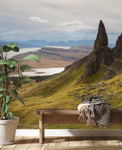 Papel de Parede Old Man of Storr Countryside Scotland Papel de Parede Old Man of Storr Countryside Scotland