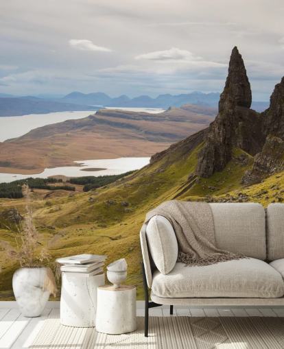 Carta da parati Old Man of Storr Countryside Scozia