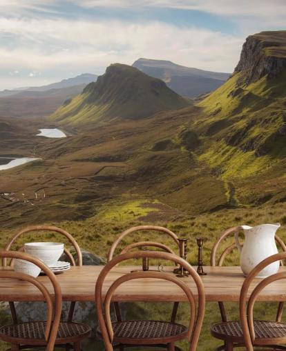 Papel de parede bonito do campo Skye Scotland Papel de parede bonito do campo Skye Scotland