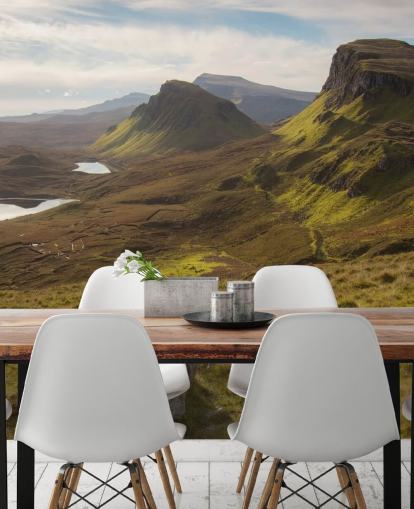 Vakker Skye Skottland Landsbygd Bakgrunn