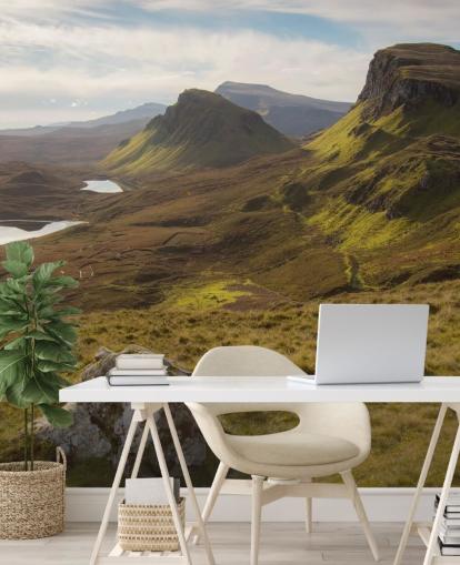 Smukke Skye Skotland Landskab Baggrund Smukke Skye Skotland Landskab Baggrund