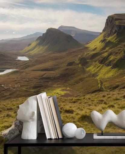 Papel de parede bonito do campo Skye Scotland