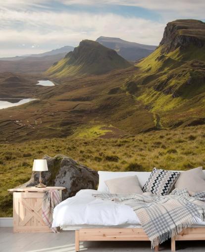 Schöne Skye Schottland Countryside Tapete