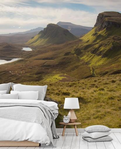 Papel de parede bonito do campo Skye Scotland Papel de parede bonito do campo Skye Scotland