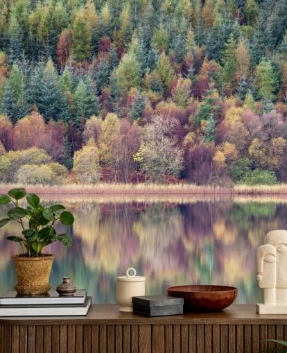 Höst Forest Lake Bakgrund