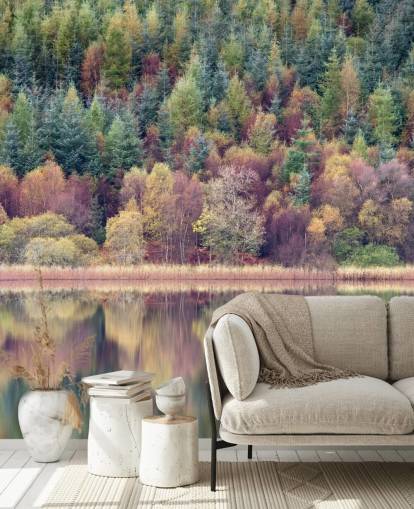 Autumn Forest Lake Wallpaper