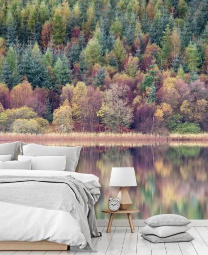 Autumn Forest Lake Wallpaper