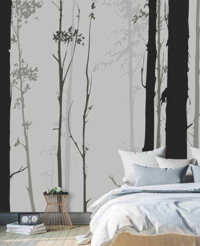 Papel pintado Ciervo pequeño en el bosque