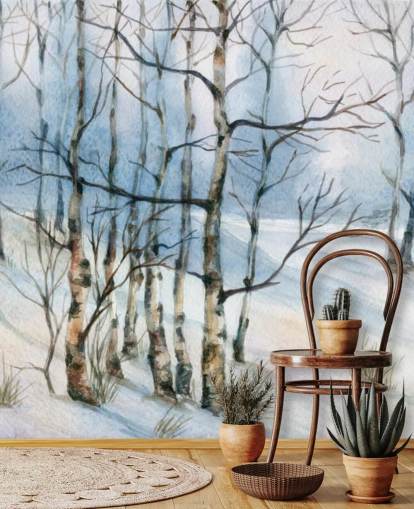 Papier peint Silver Birch