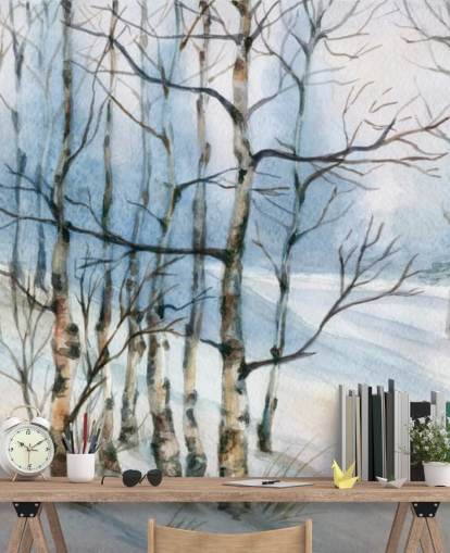 Silver Birch Bakgrunn Silver Birch Bakgrunn