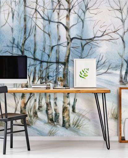 Papel de parede Silver Bir