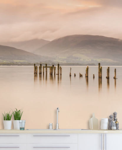 Loch Lomond Lake Bakgrunn