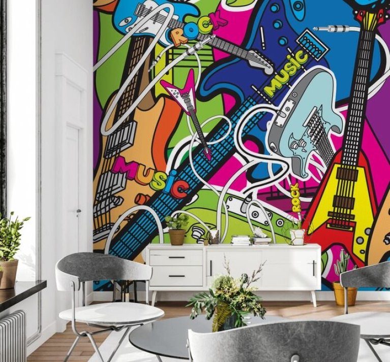 Music Wallpaper & Wall Murals Wallsauce UK