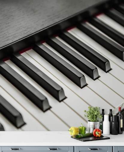 svart-hvitt pianotaster tapet veggmaleri kalt Piano Keys for skoler, arenaer og øvingsrom svart-hvitt pianotaster tapet veggmaleri kalt Piano Keys for skoler, arenaer og øvingsrom