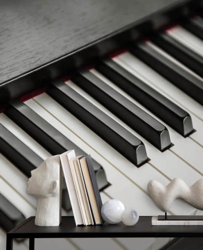 mural de papel pintado de teclas de piano en blanco y negro llamado Piano Keys para escuelas, locales y espacios de ensayo mural de papel pintado de teclas de piano en blanco y negro llamado Piano Keys para escuelas, locales y espacios de ensayo