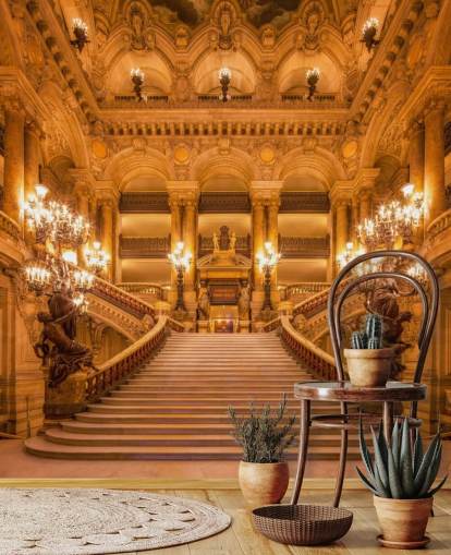 Paris Opera House Bakgrund