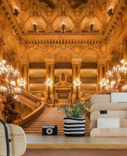 Paris Opera House Bakgrund
