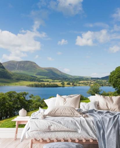 Lake District Lake View at Crummock Water Wandgemälde