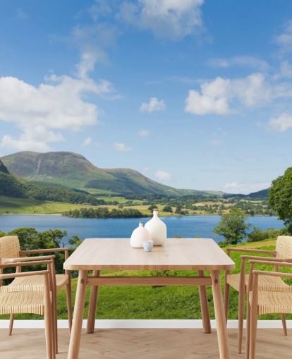 Lake District Lake View bij Crummock Water Wall Mural