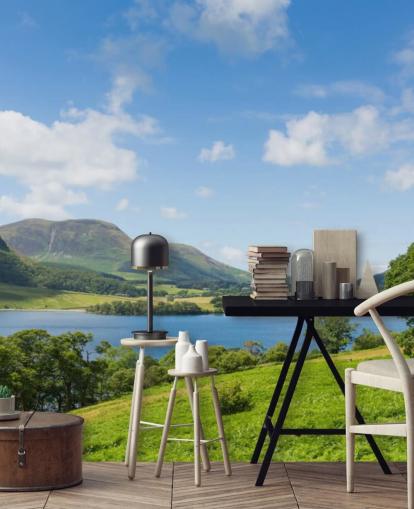 Lake District Lake View på Crummock Water Wall Mural