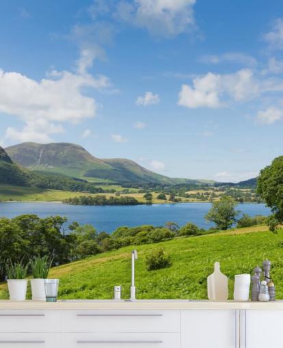 Lake District Lake View at Crummock Water Wall Mural