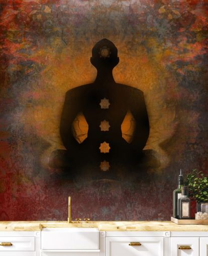 padmasana and chakra