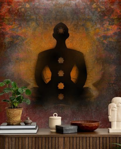 padmasana and chakra