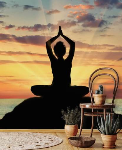 Yoga silhuett