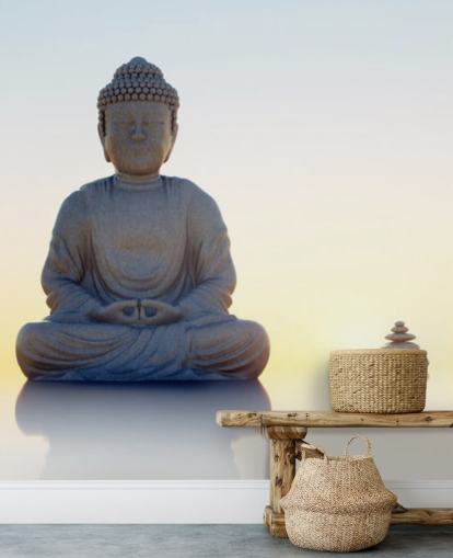 Buddha Panoramisk Buddha Panoramic Wallpaper