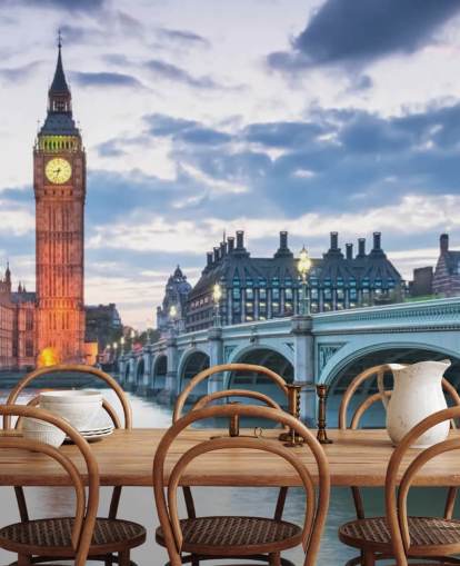 London Westminster Muurschildering London Westminster Muurschildering