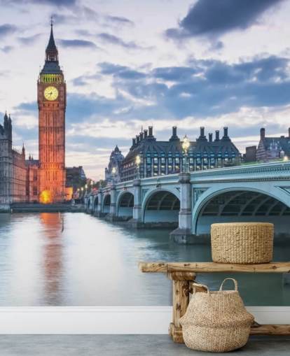 Decorazione murale con Londra Westminster Decorazione murale con Londra Westminster