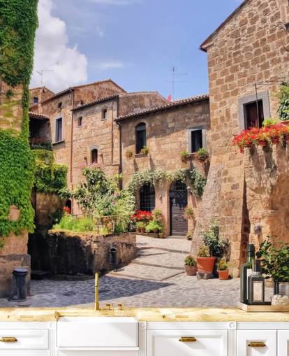 Vieille ville italienne Fond d'écran Italie