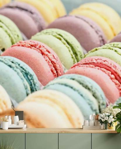 papel pintado macarons de colores pastel papel pintado macarons de colores pastel