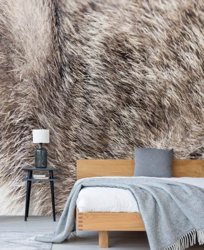 Wild Cat Fur Wallpaper Mural 