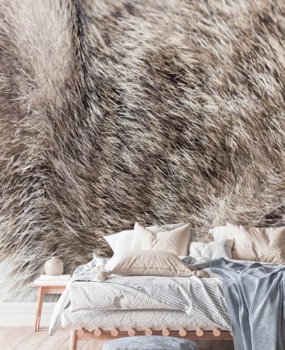 Wild Cat Fur Wallpaper Mural 