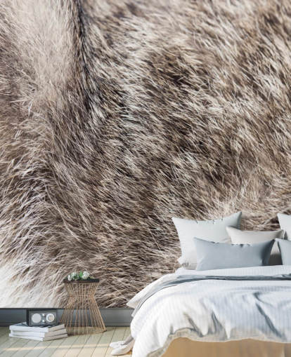 Wild Cat Fur Wallpaper Mural 