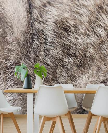 Papier peint fourrure de chat sauvage 