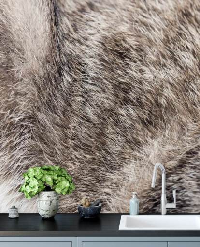 Papel pintado Piel de gato salvaje 