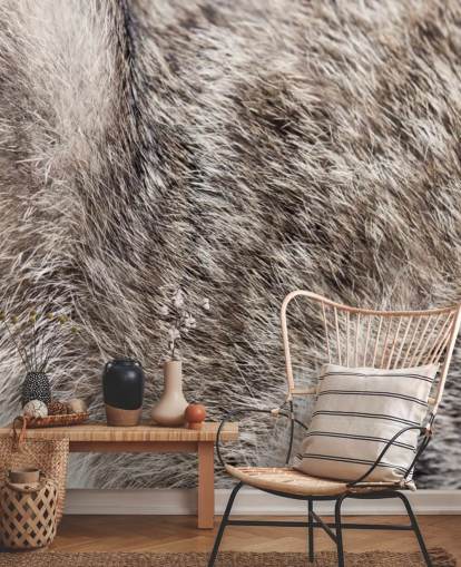 Wild Cat Fur Bakgrunn Mural Wild Cat Fur Bakgrunn Mural