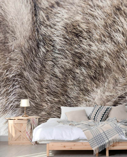 Wild Cat Fur Wallpaper Mural 