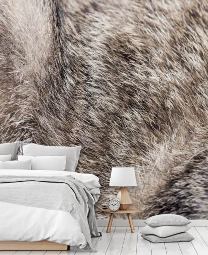 Wild Cat Fur Wallpaper Mural 