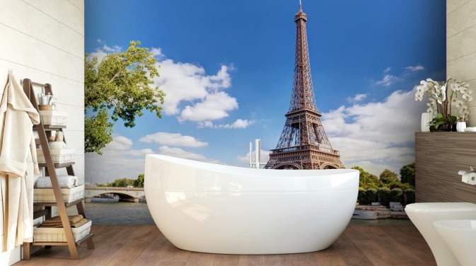 Eiffel-torni & Seine-joen taustakuva