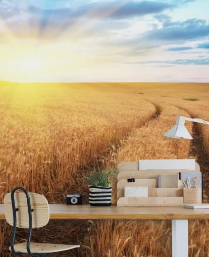 Meadow of Wheat Wallpaper Mural