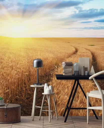 Meadow of Wheat Wallpaper Mural