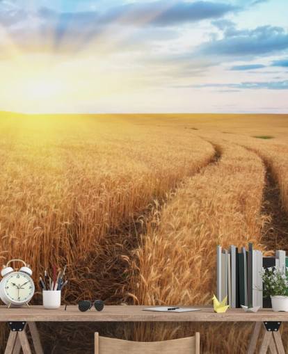 Meadow of Wheat Wallpaper Mural