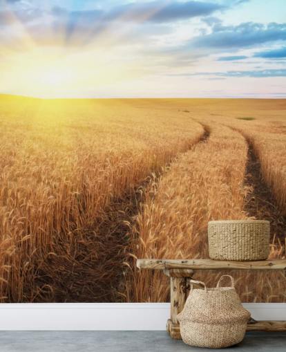 Meadow of Wheat Wallpaper Mural