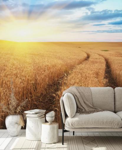 Meadow of Wheat Wallpaper Mural